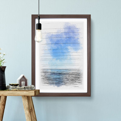 Ocean View In South Africa - Single Picture Frame Painting on MDF