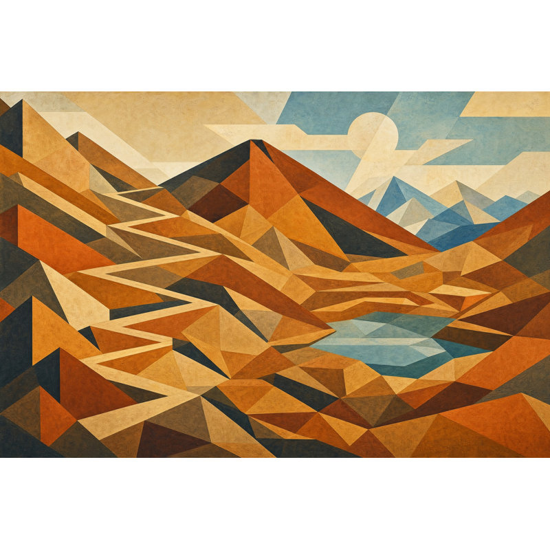 Décoration murale Mid Mid Century Modern, 140 po x 108 po, Peler et coller