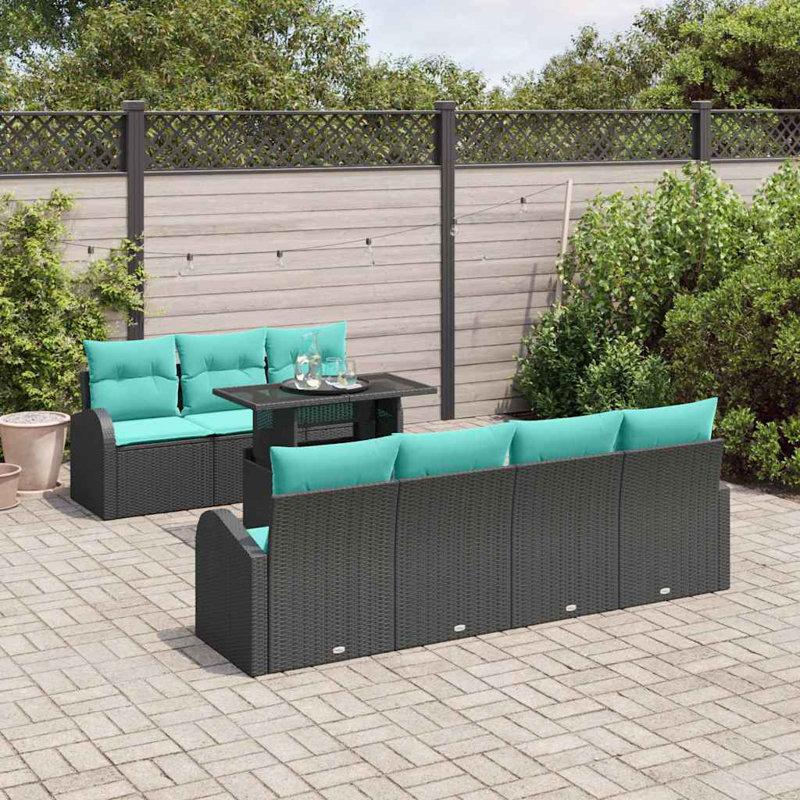 Ensemble de canapés de jardin manuels 8 pièces 100 x 55 x 73 cm Vidaxl