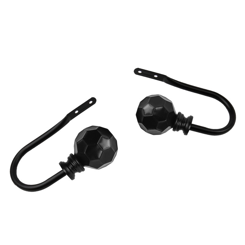 Accessoire de quincaillerie de rideau Campanella, Noir