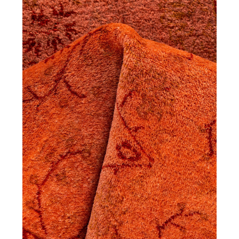 Huckstep One-of-a-Kind 2' 7" X 17' 0" Runner Wool Area Rug Pink