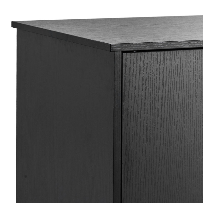 Enceinte pour litière pour chat, table de bout moderne de 27,6 po, pieds en métal, poignée, fermée pour bloquer les odeurs, spacieuse et compatible avec la plupart des bacs à litière, style détails réfléchis, blocage des odeurs, intérieur,