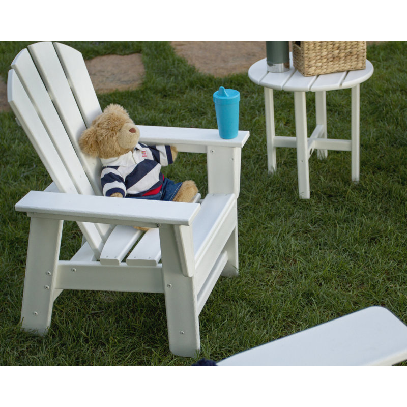 Chaise Adirondack POLYWOOD pour enfants South Beach, Blanc