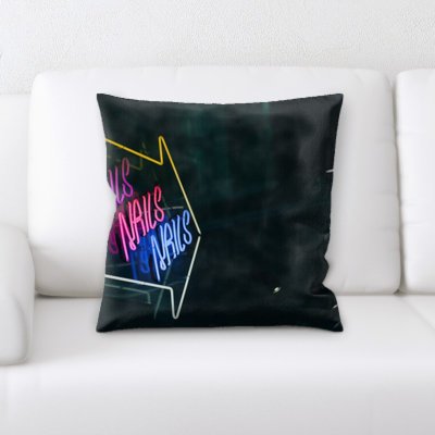 Microsuede Reversible Throw Pillow