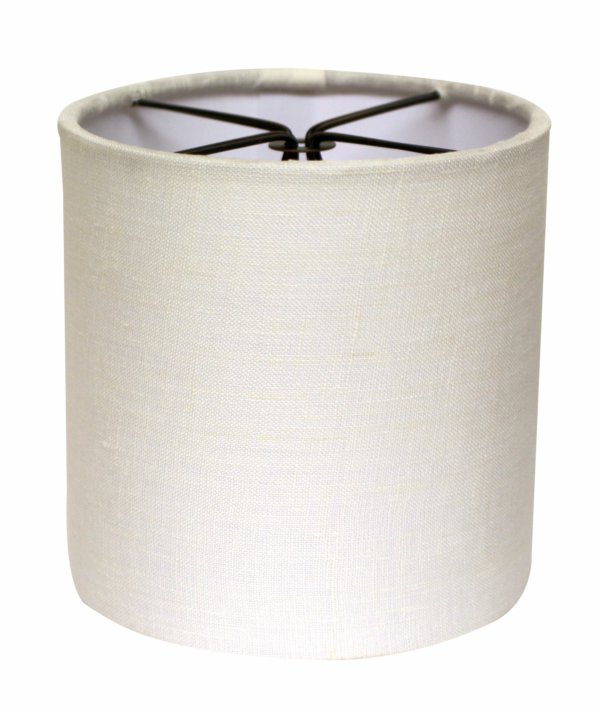 Winston Porter 6'' H x 6'' W Linen Drum Lamp Shade | Wayfair