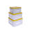 Food Storage - Set of 3 Containers and 3 Lids