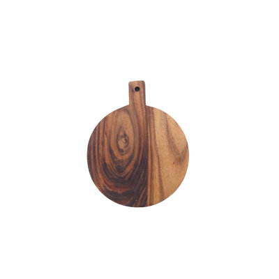 Planche de service ronde en bois - petite