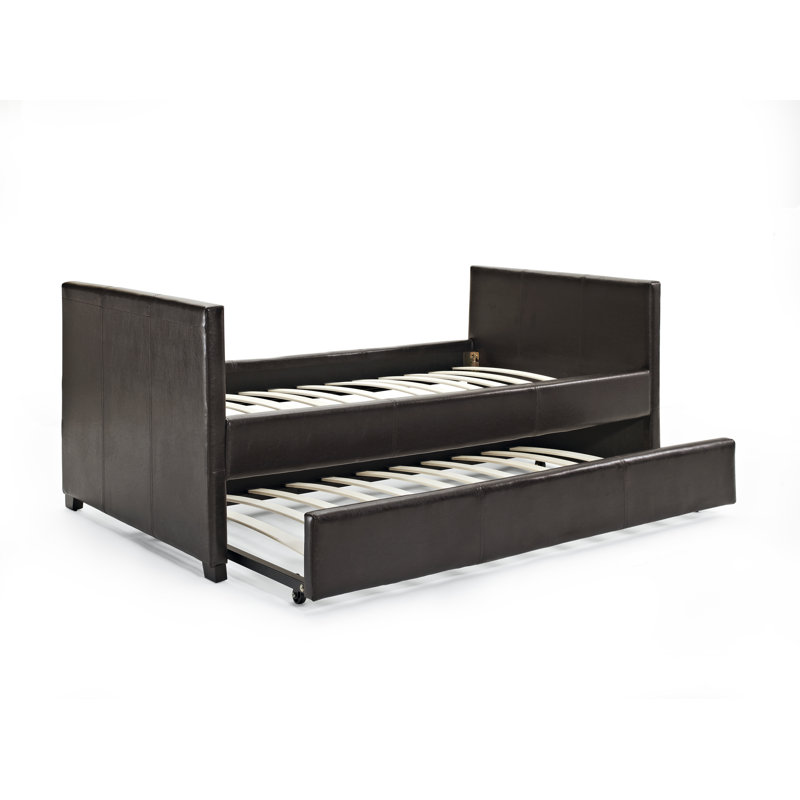 Mariano Upholstered Daybed, Brown