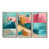 Toile naturelle avec cadre flottant
