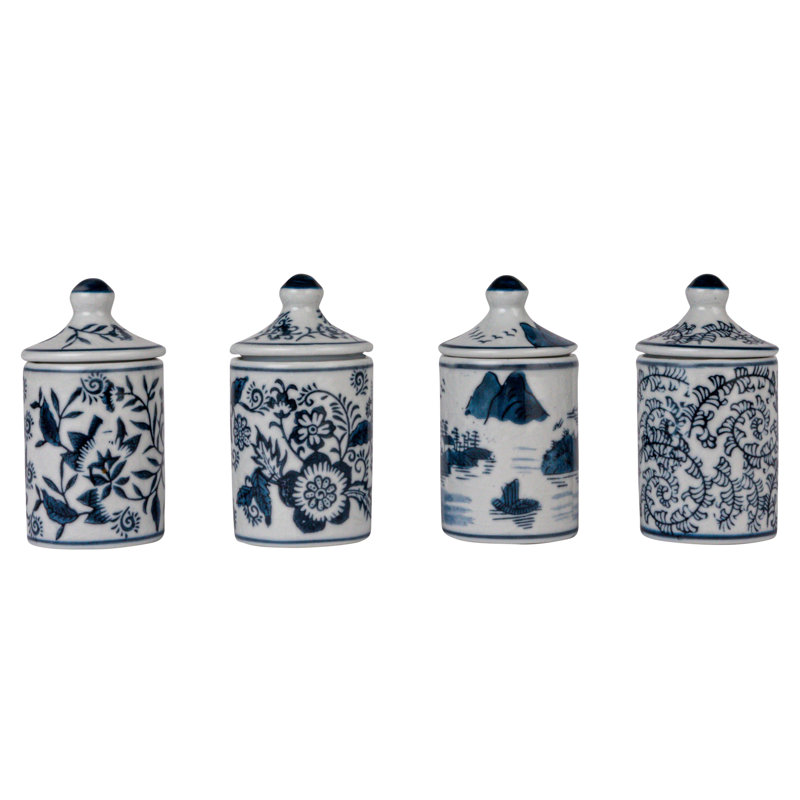 Blossom Enchantment Stoneware Jar Set