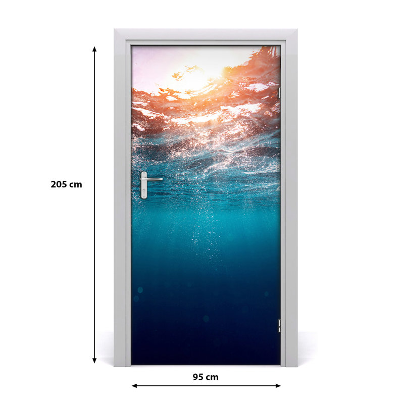 Underwater Landscape Door Decal