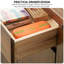 Armoire d'appoint moderne et simple en bois massif