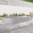 Raised Garden Bed Outdoor,   Oval Large Metal Raised Planter Bed For For Plants, Vegetables, And Flowers - Silver-1769120868-1769120889