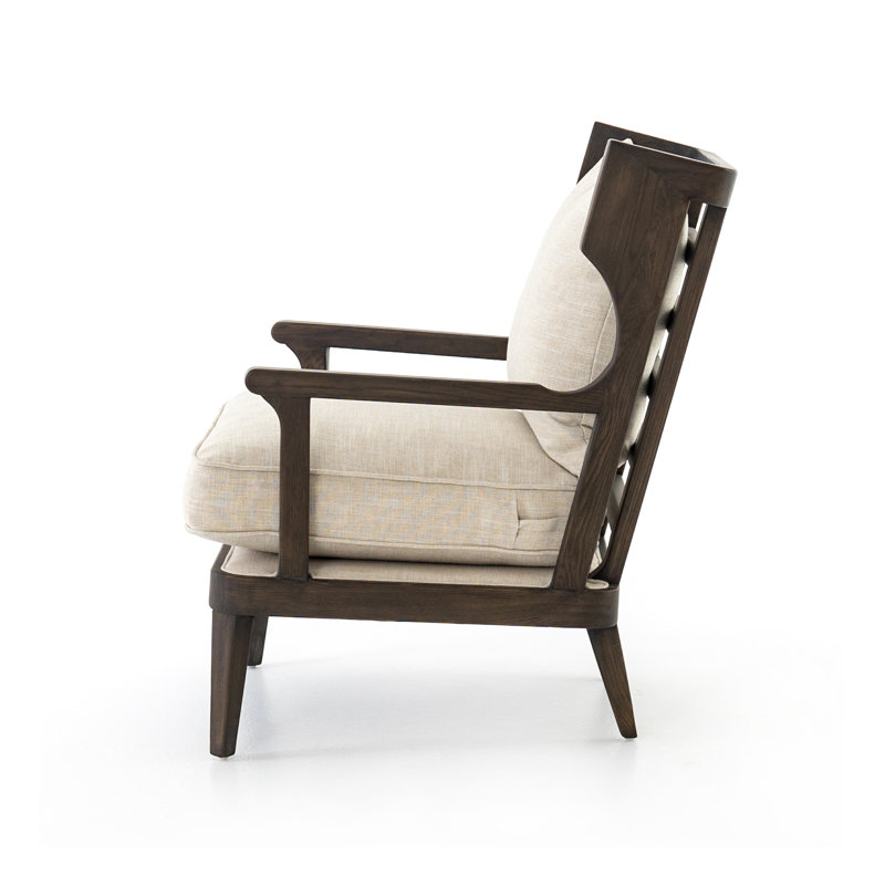 Lennon Armchair, Heirloom Black Genuine Leather