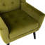Fauteuil ergonomique en velours noir-2008374945