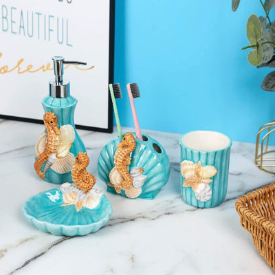 Ensemble d'accessoires de salle de bain 4 pièces