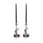 Black Orchid Candleholders