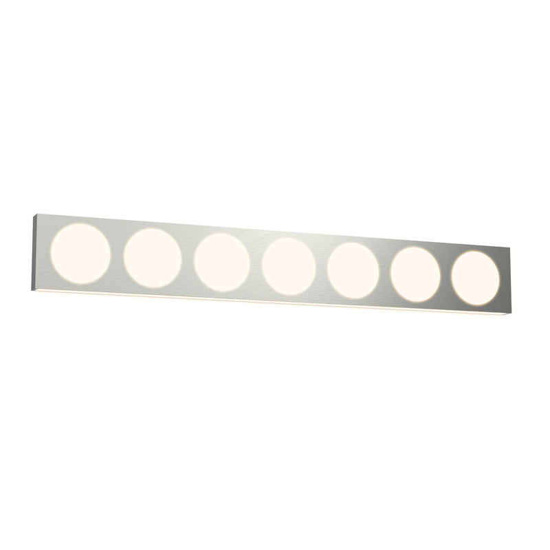 Laurel 7 - Light LED Bath Bar, Brushed Nickel