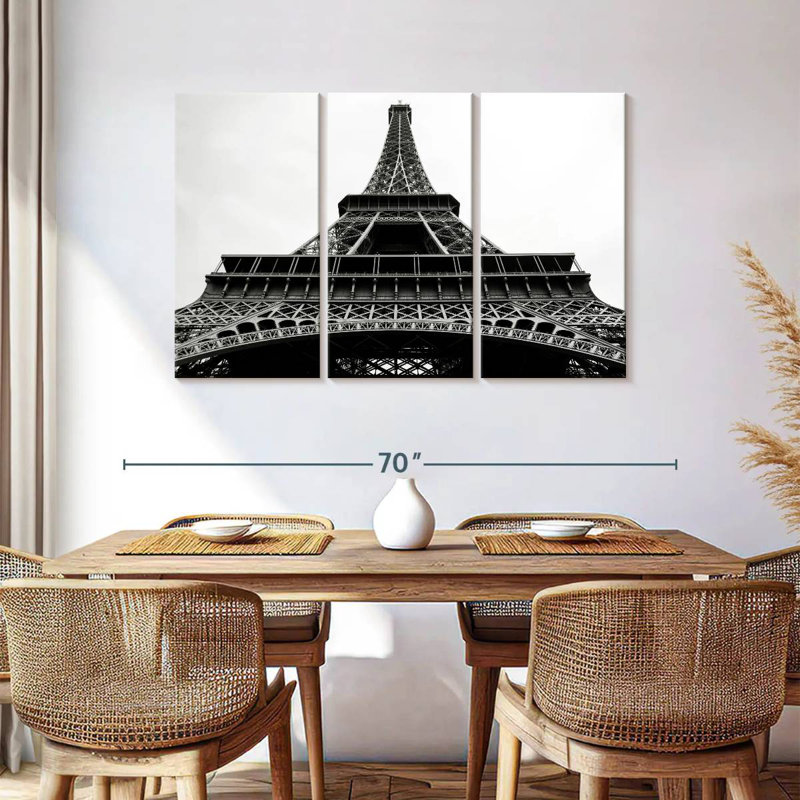 Tour Eiffel Lilie, H 36 po x l 57 po