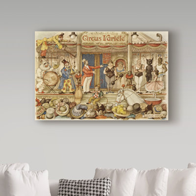 «Circus Forefront» par Graceleigh, reproduction d'art sur toile tendue
