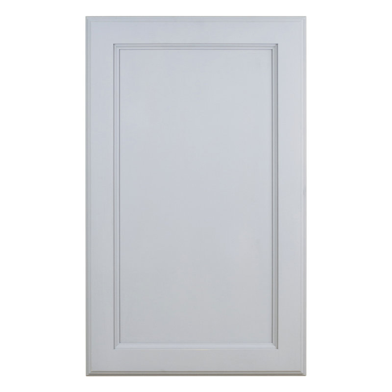 Armoire à pharmacie encastrée sans cadre 1 porte avec tablettes réglables Donovan, H 30 po x l 14 po x P 3,5 po, Apprêté gris