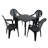 Rapino Square Table with 4  Chairs Garden Set-1756835627