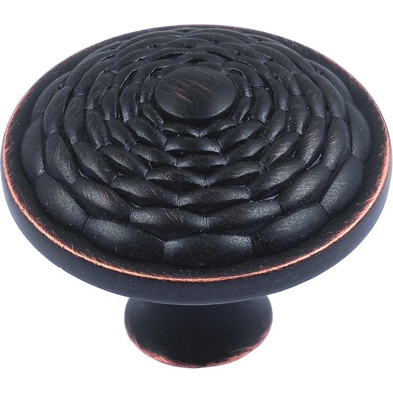 Mandalay 1-5/16" Diameter Round Knob, Venetian Bronze