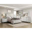 Table de chevet de luxe 2 de style blanc antique pour la mode
