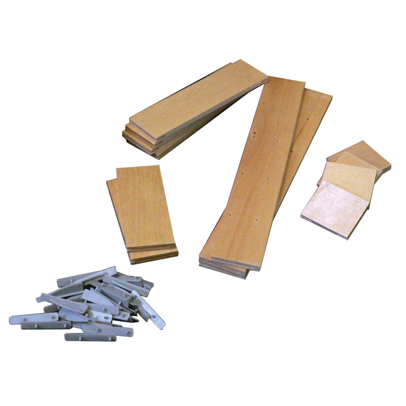Adjustable Maple Wood Kitchen Drawer Organizer Kit