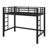 Elevated Loft Bed Featuring Simple-Climb Ladder And Protective Railings-1547812941