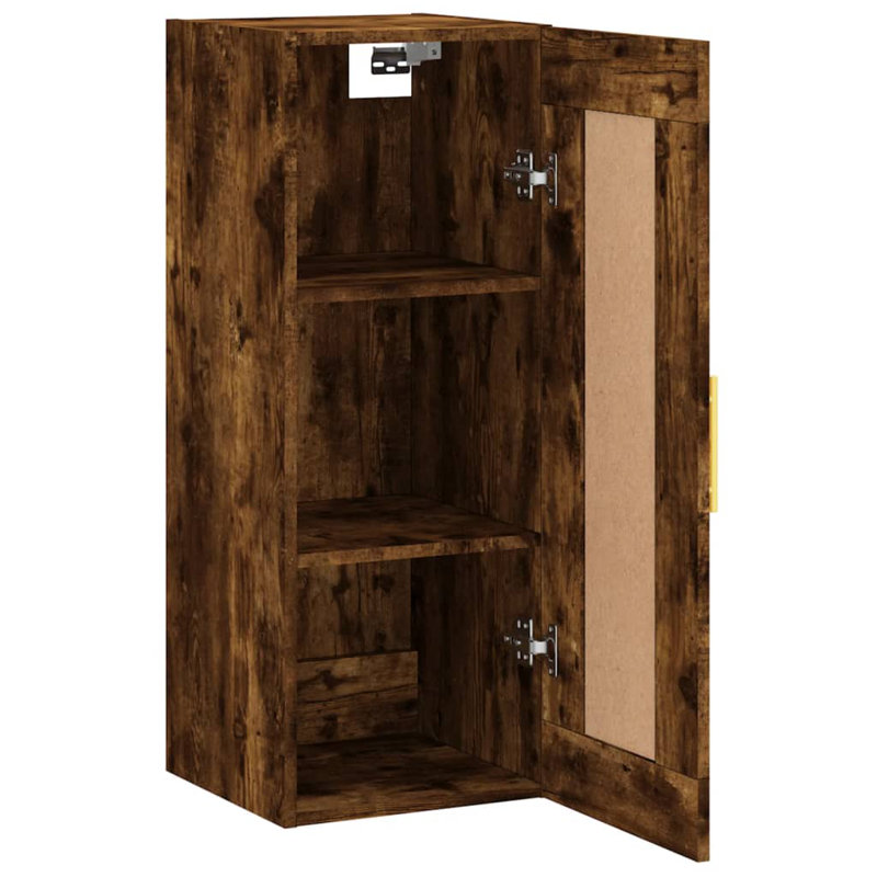 Lockland Bathroom Cabinet, Smoked Oak