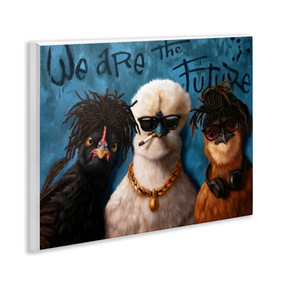 We Are The Future Birds Wall Plaque, design by Lucia Heffernan