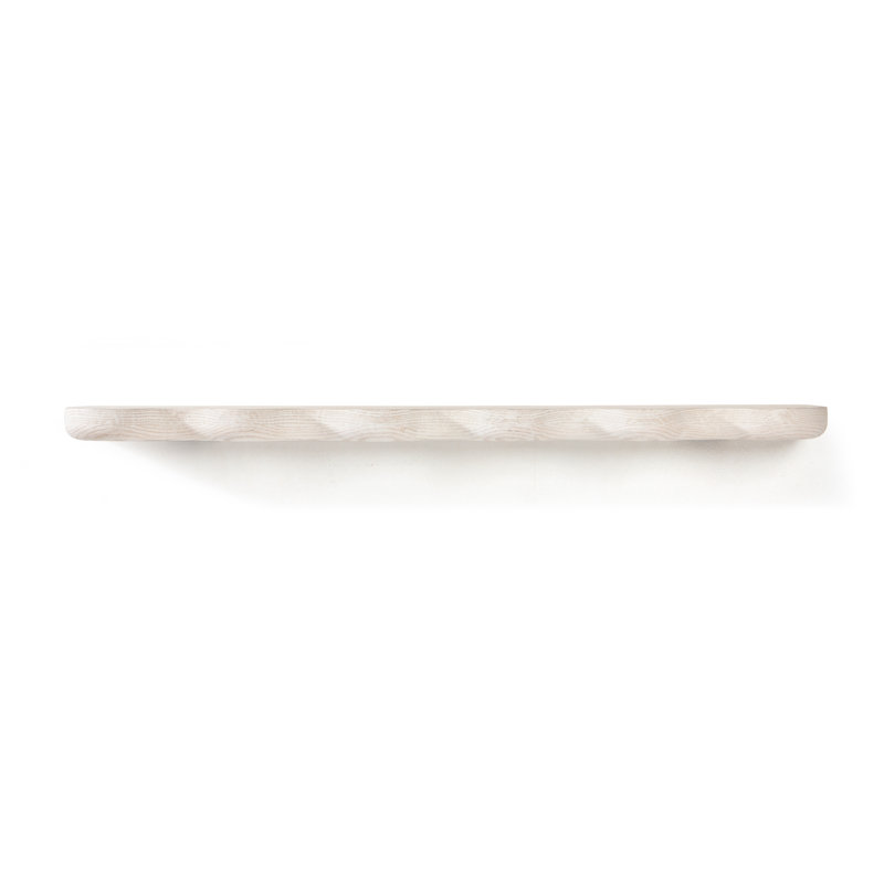 Alanis Wave Solid Oak Floating Shelf