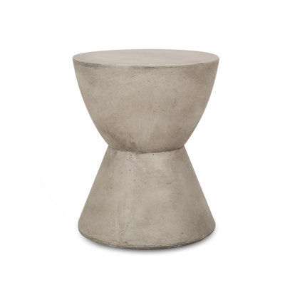 Table d'appoint d'extérieur MGO, gris clair