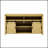 59.3'' Farmhouse Sideboard With Sliding Barn Door And Mesh Panels, Open Storage For Living Room, Hallway, Balcony, Kitchen, And Office