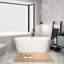 Baignoire de trempage autoportante en acrylique 66,9 po x 29,5 po