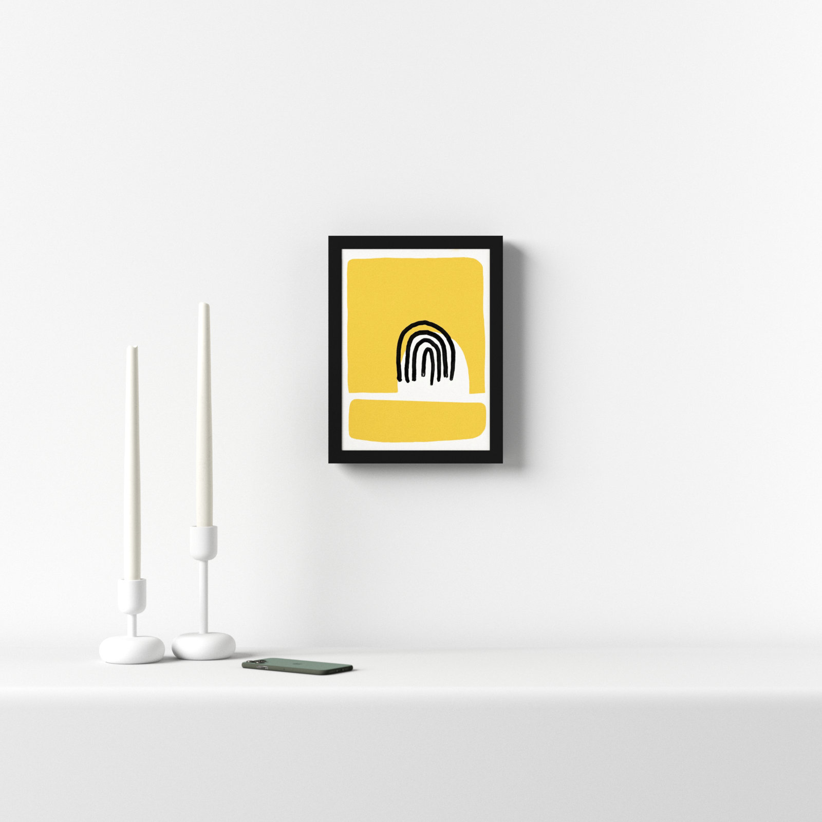 Good Vibes IV by Jacob Green, Black, 13" H x 10" W x 1" D