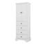Élégante armoire de rangement avec 2 portes et 4 tiroirs pour la salle de bain et le bureau-1130218746