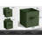 11" Foldable Fabric Storage Cube Bins with Handles-1587128415