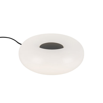 Lampe de table DEL en verre opale 8 po Nimbus