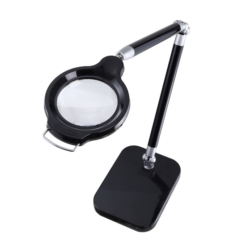 Adjustable Metal USB Table Lamp, Black
