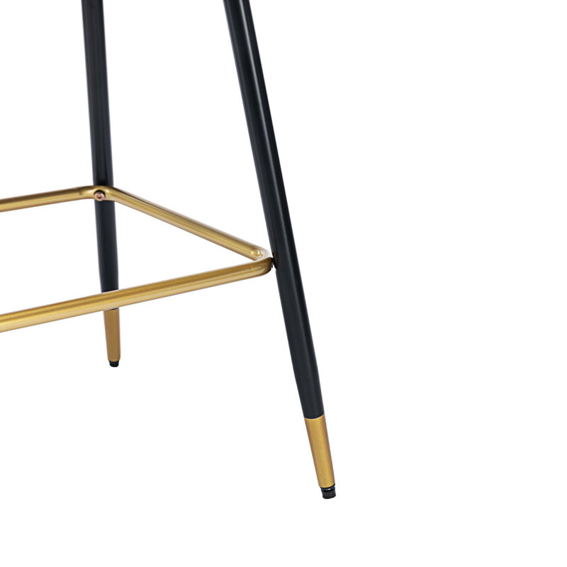 Tabouret de comptoir 26,38 po Manucher, Rose