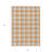 3' X 5' Orange Gray And Beige Plaid Washable Indoor Outdoor Area Rug