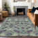 Machine Washable Indoor/Outdoor Christain ACN1311 Seafoam Rug