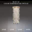 Pavona 1 Light Crystal LED Wall Sconce-588626483
