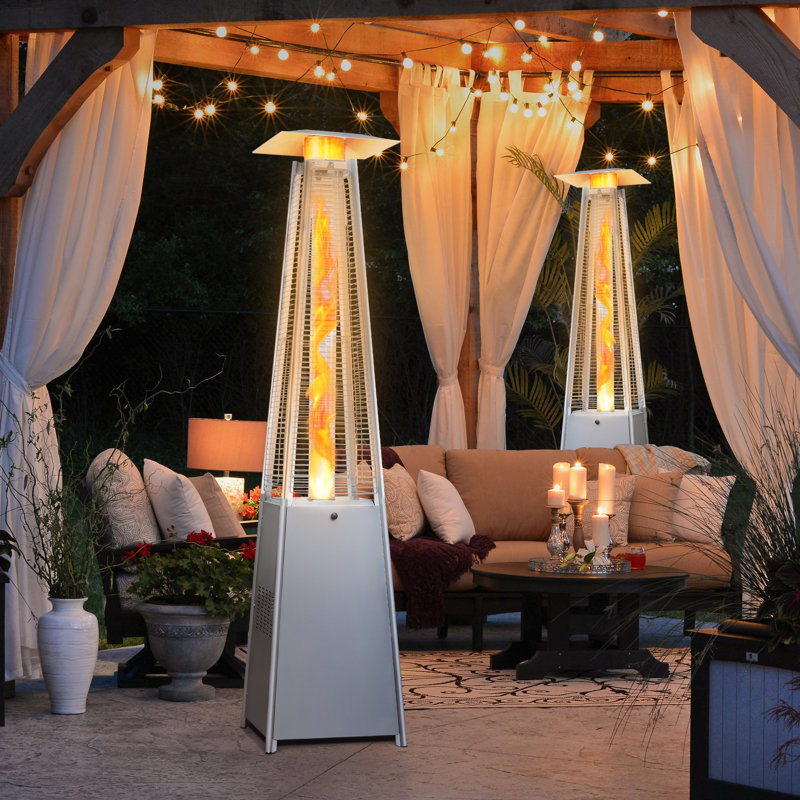 2-Piece 48000BTU Propane Standing Patio Heater