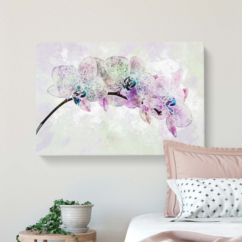 Colourful Orchids - Wrapped Canvas, 61 cm H x 40.6 cm W