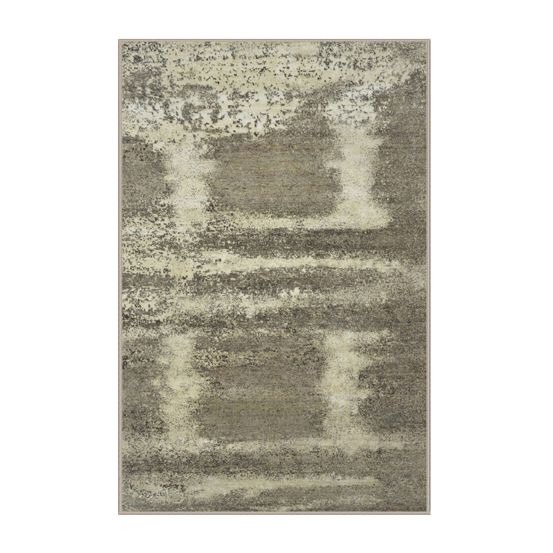 Abstract Indoor Rug, Rectangle 4' x 6'
