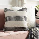 Ryder Geometric Cotton Throw Pillow