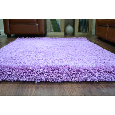 Solid Colour Shag Area Rug